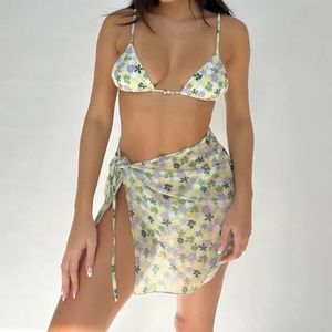 437 THE SHORT WRAP SARONG / EDEN